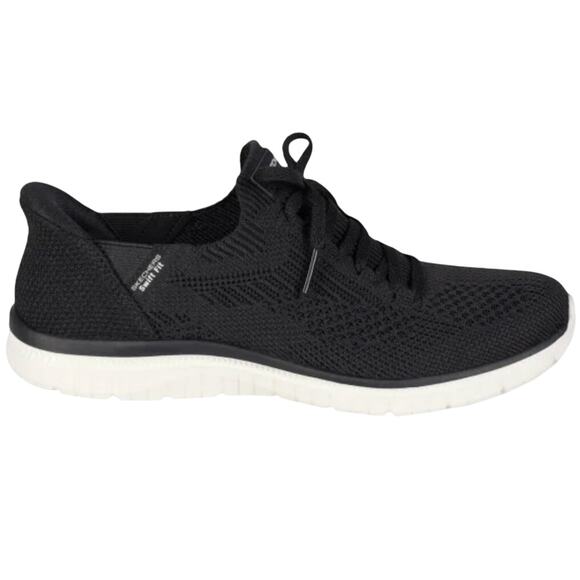 Skechers Women's Virtue Swift Fit Hands Free Shoes Black Size 7 - Picture 1 of 7